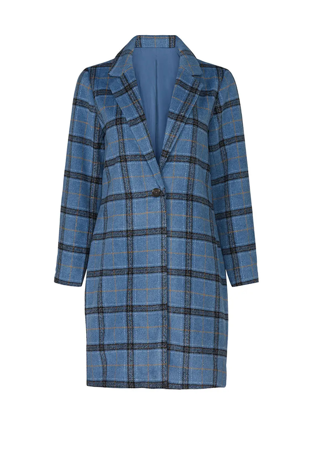 Robyn Plaid Coat | Rent The Runway