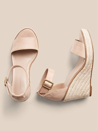 Faux Suede Espadrille | Banana Republic Factory