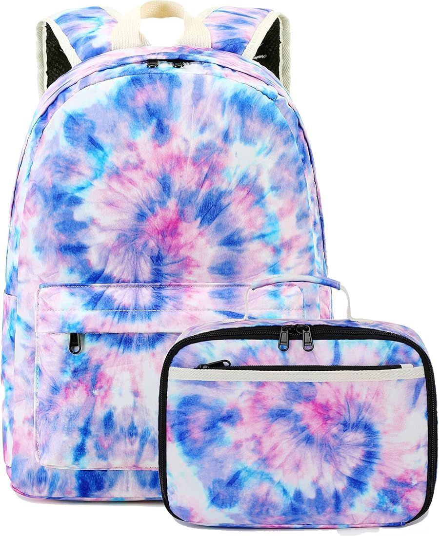 CAMTOP Backpack for Girls Kids School Backpack with Lunch Box Preschool Kindergarten BookBag Set | Amazon (US)