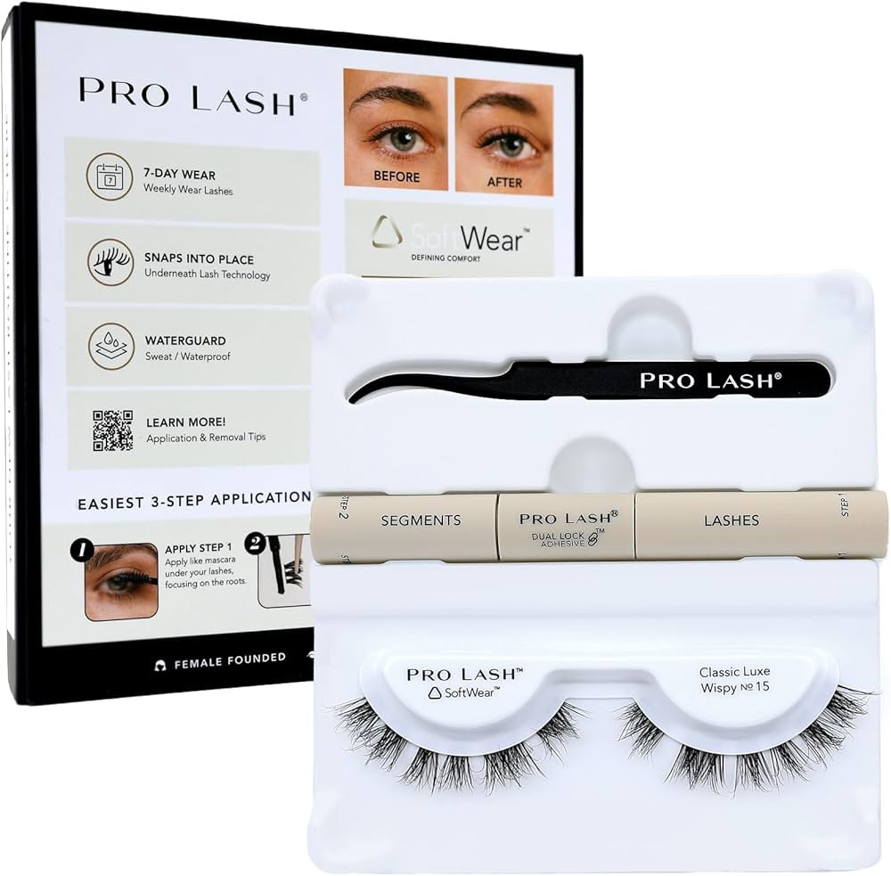 Pro Lash SoftWear Mini Lash Clusters Kit - Seamless, Lightweight Lashes - 7-Day Cluster Eyelash E... | Amazon (US)