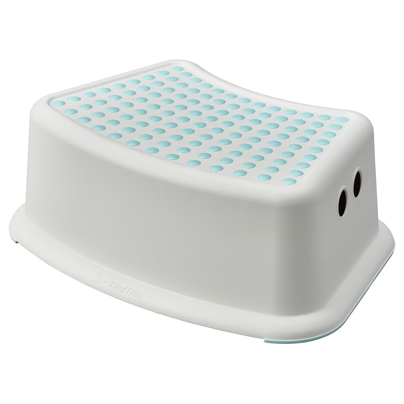 IKEA FÖRSIKTIG children's stool, white/turquoise, Width: 14 5/8 | IKEA US