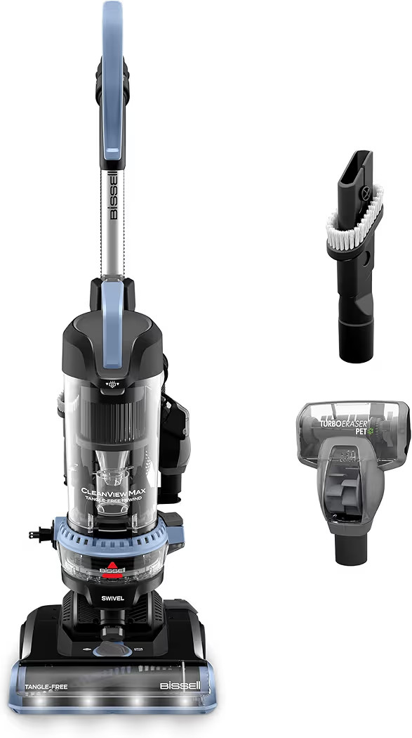 BISSELL CleanView Max Tangle-Free Rewind with LED Headlights, Tangle-Free Brush Roll, Automatic C... | Amazon (US)