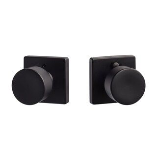 Sure-Loc Bergen Modern Series Privacy Door Knob with Square Rosette | Bed Bath & Beyond
