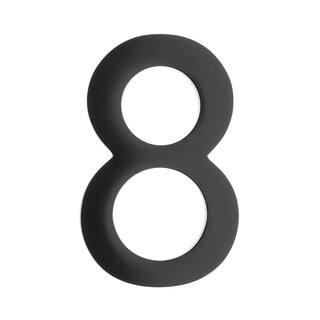 Architectural Mailboxes 5 in. Black Floating House Number 8-3585B-8 - The Home Depot | The Home Depot