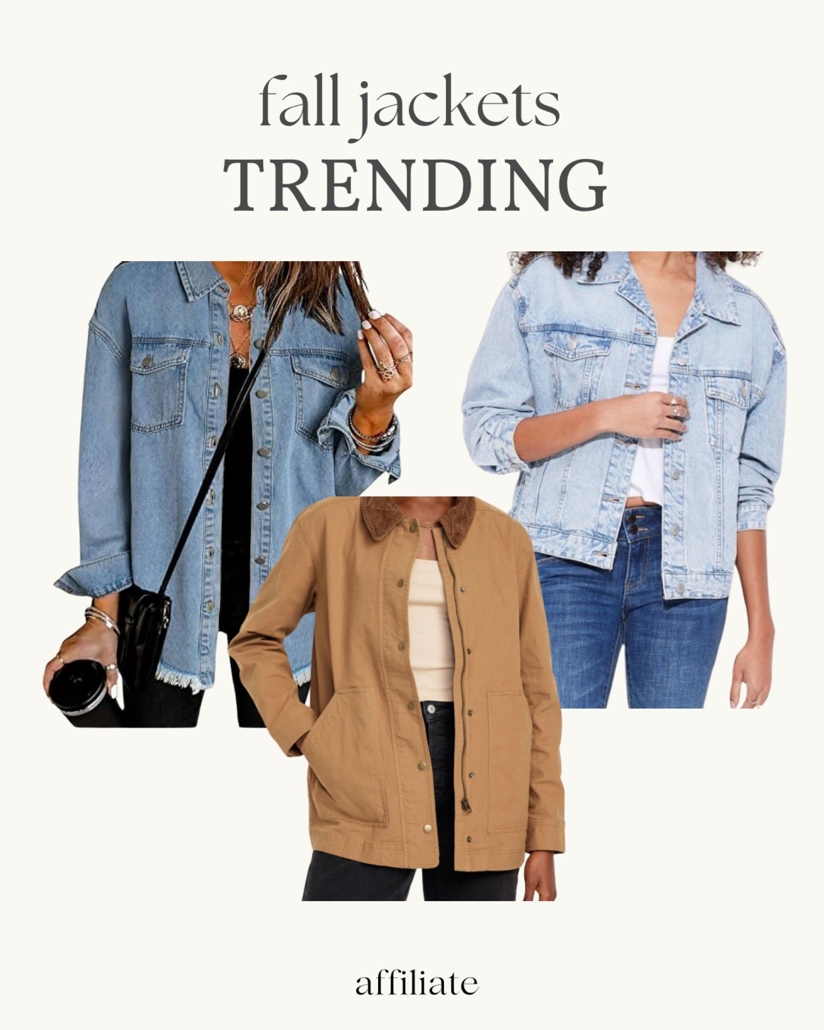 Trending denim jackets, target jacket suede collar suede jackets canvas jackets fall jackets fall denim jean jackets 

#LTKSeasonal #LTKBeauty #LTKFallSale