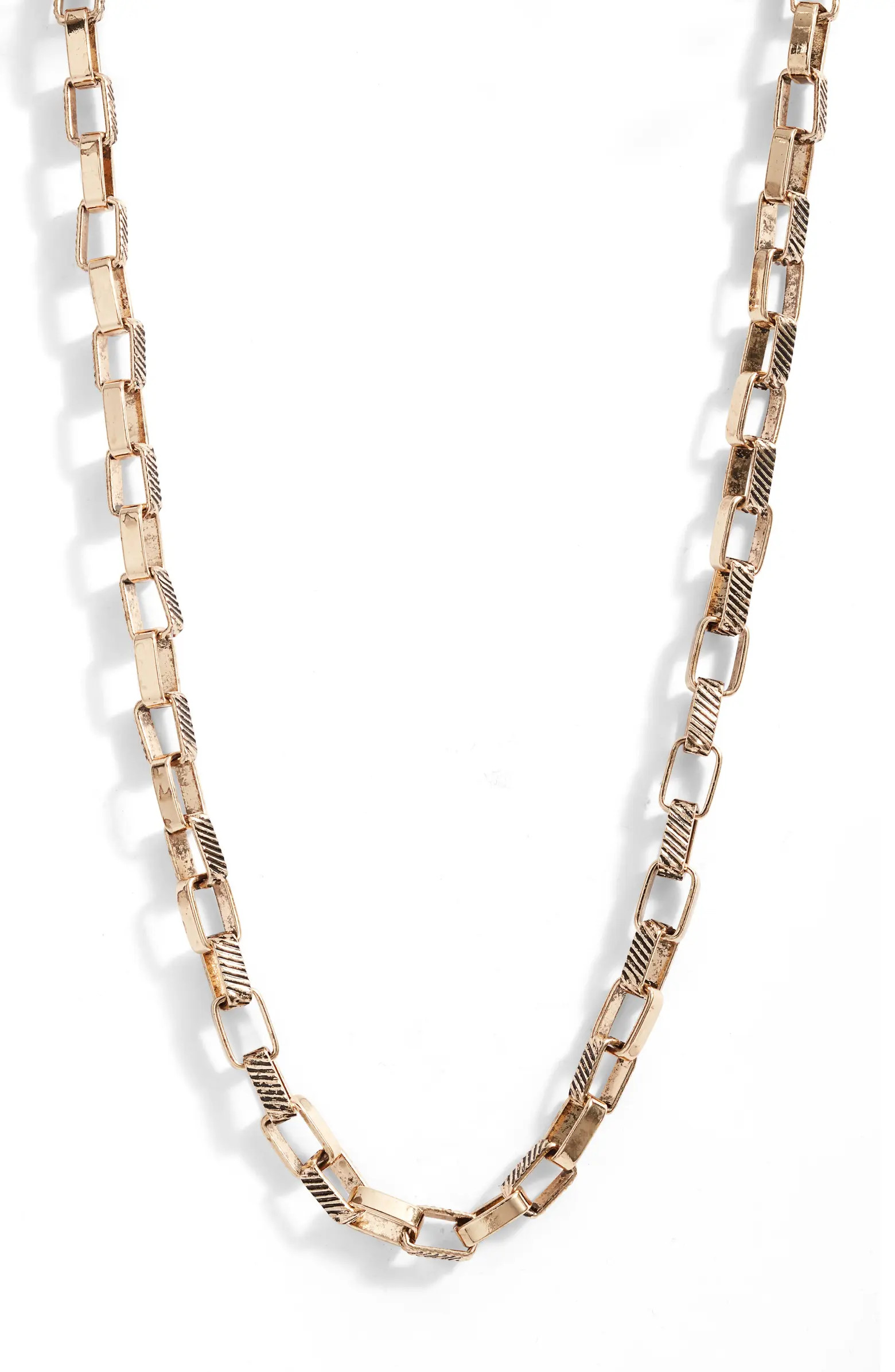 Waterproof Corrugated Link Necklace | Nordstrom