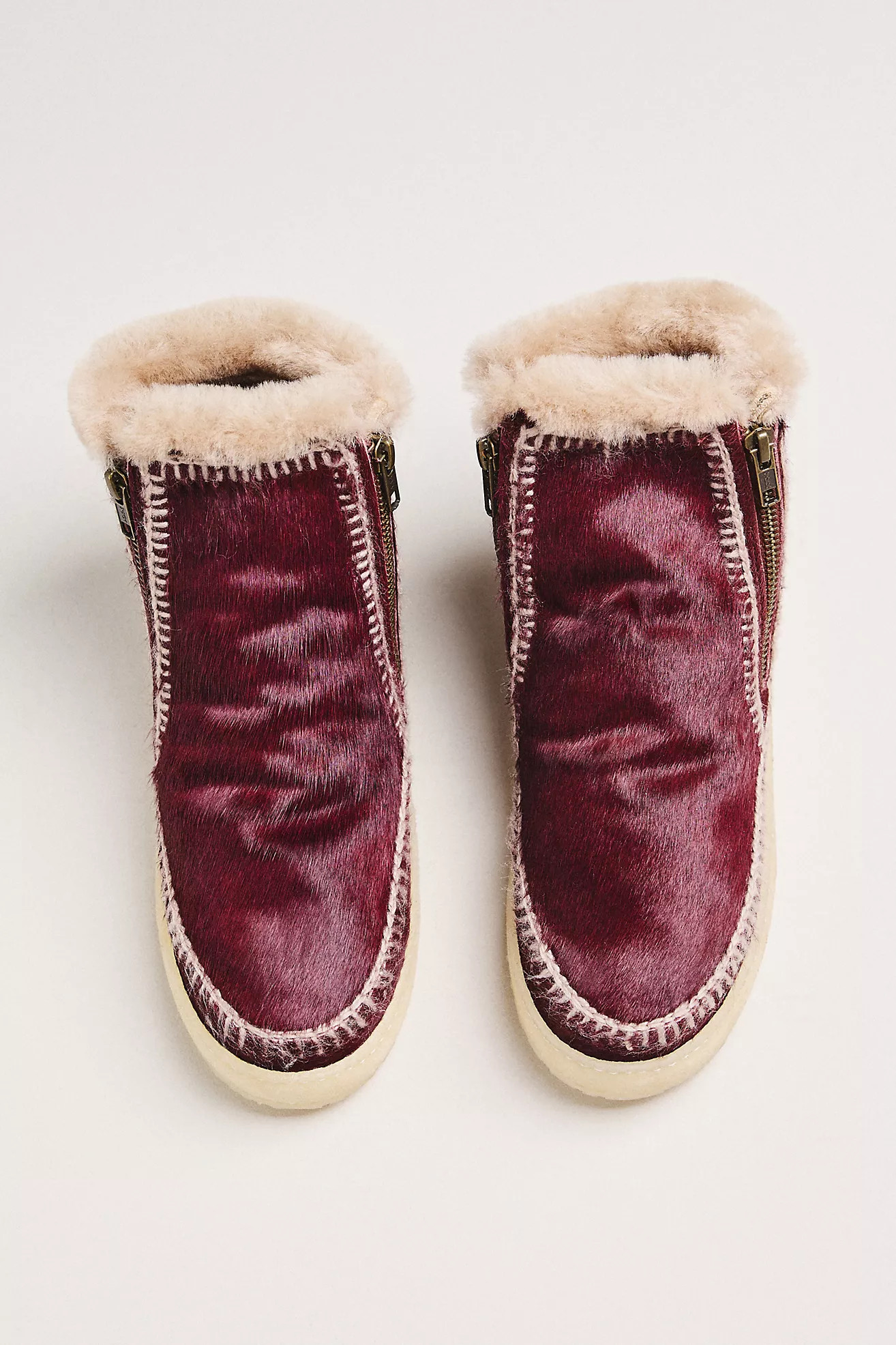 Laidback London Setsu Crochet Crepe Ankle Boots | Anthropologie (US)