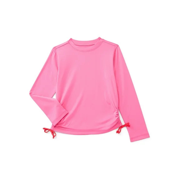Wonder Nation Girl's Long Sleeve Rashguards, Sizes 4-18 | Walmart (US)