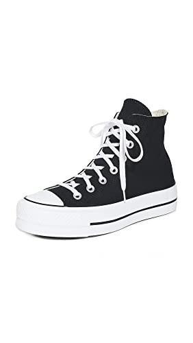 Converse Women's Chuck Taylor All Star Lift High Top Sneakers, Black/White/White, 5.5 Medium US | Amazon (US)