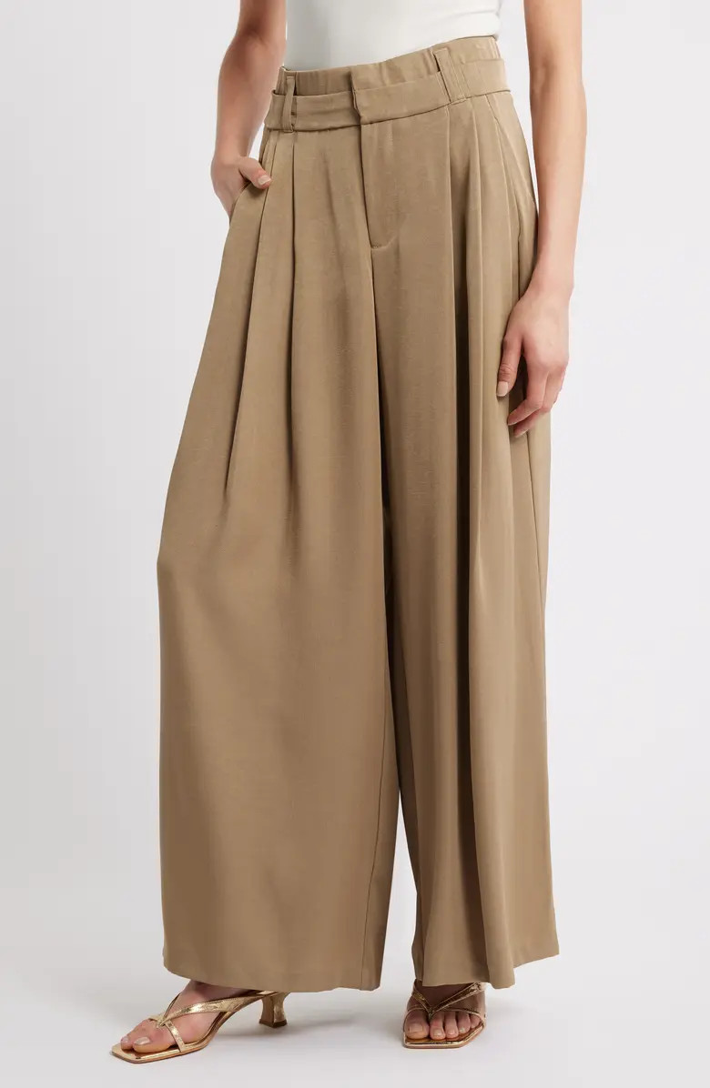 Skyrise Triple Pleat Palazzo Pants | Nordstrom