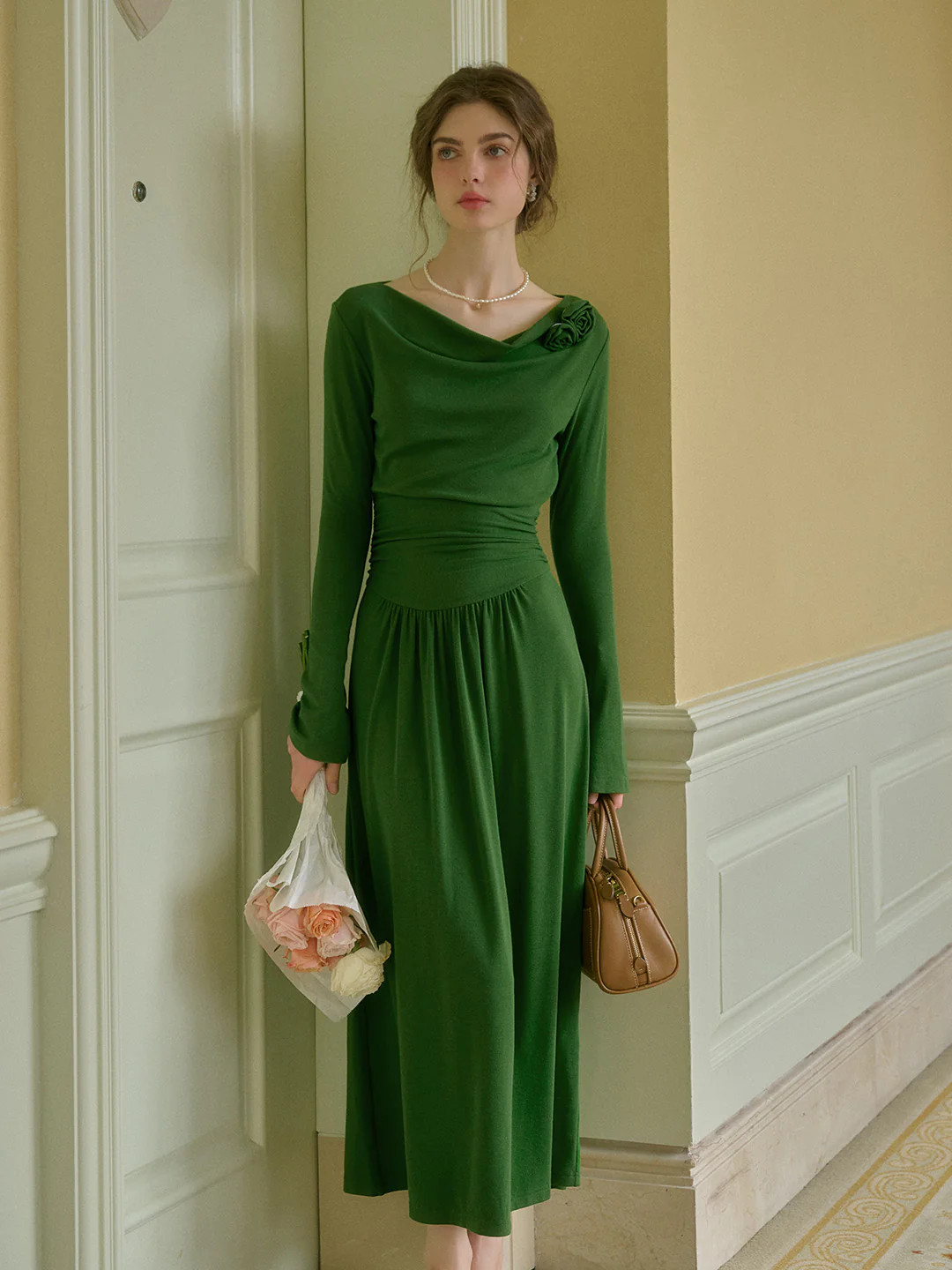 Gianna 3D Rose Dress | SimpleRetro