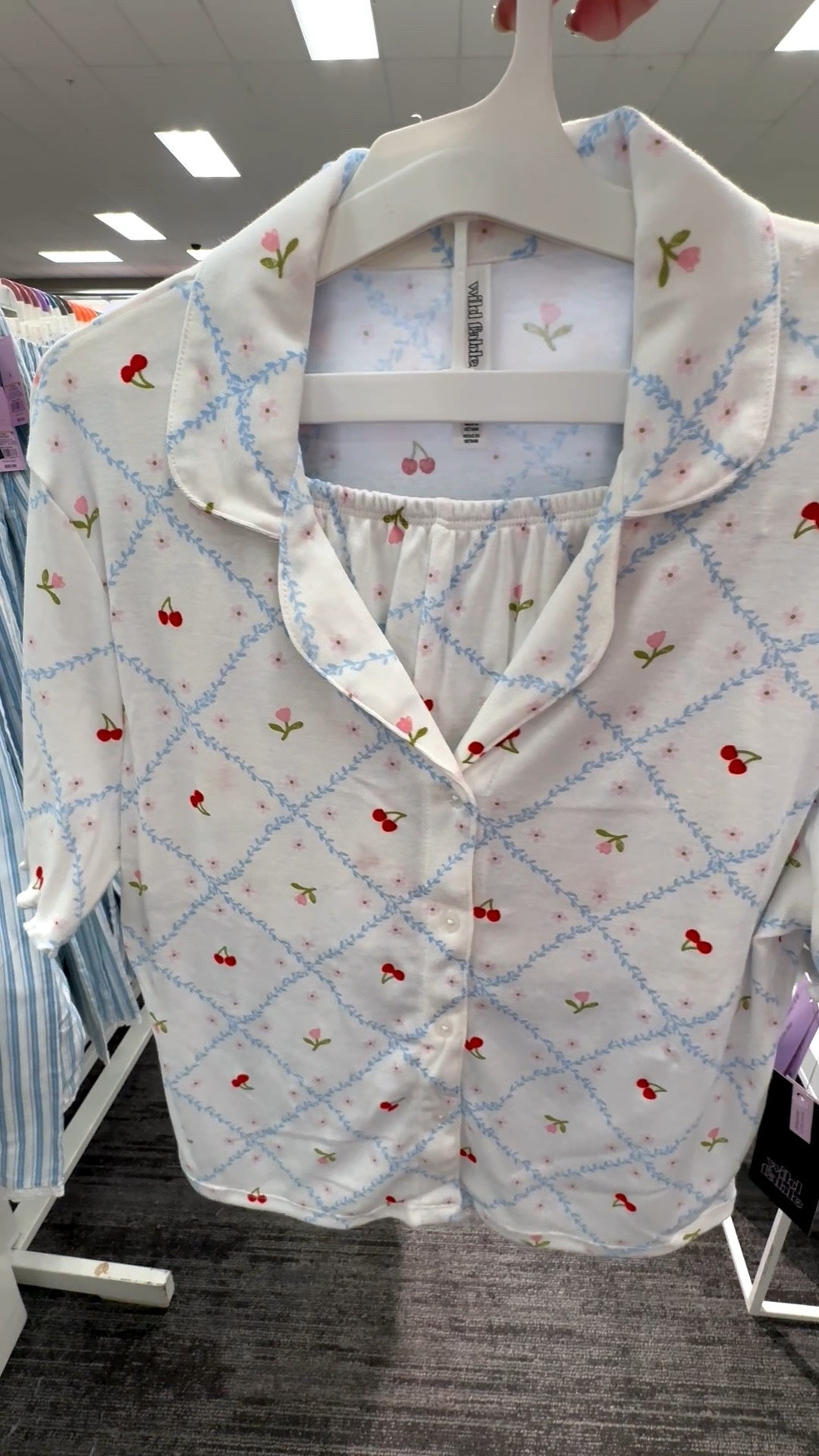 Target Printed Pajama Set | Spring PJs | Cherry Print Pajamas | Loungewear

#LTKootd #LTKSeasonal