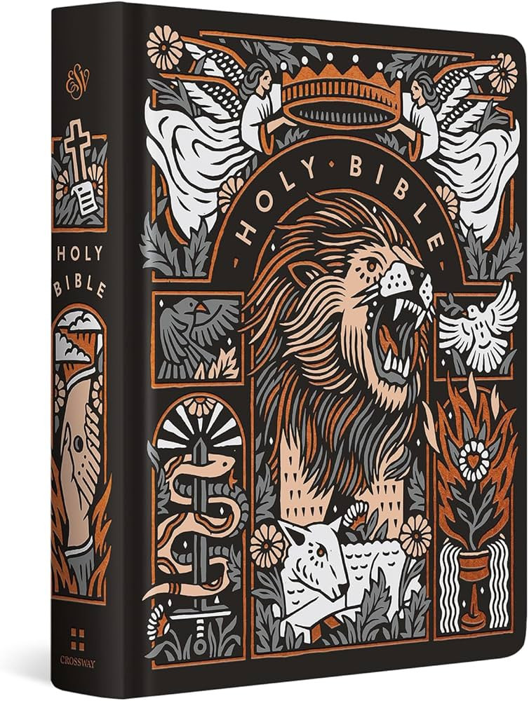 ESV Single Column Journaling Bible, Artist Series (Hardcover, Joshua Noom, The Lion and the Lamb)... | Amazon (US)