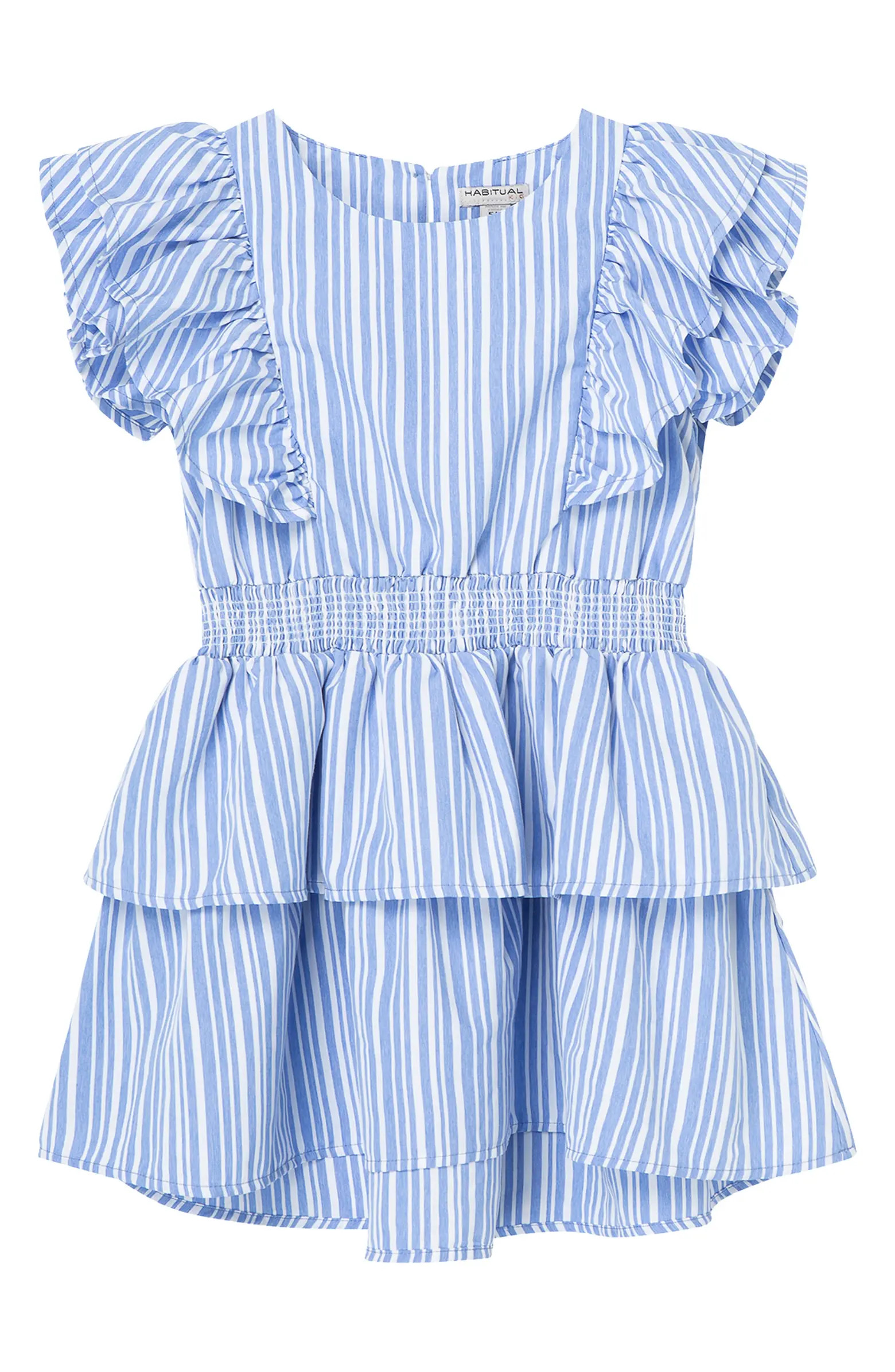 Habitual Girl Habitual Kids Tiered Stripe Dress | Nordstrom | Nordstrom