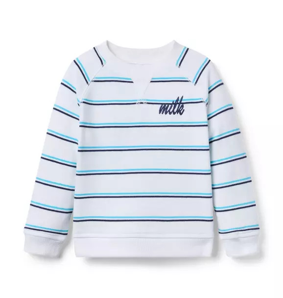 Milk Bar x Janie and Jack Striped Sweatshirt | Janie and Jack
