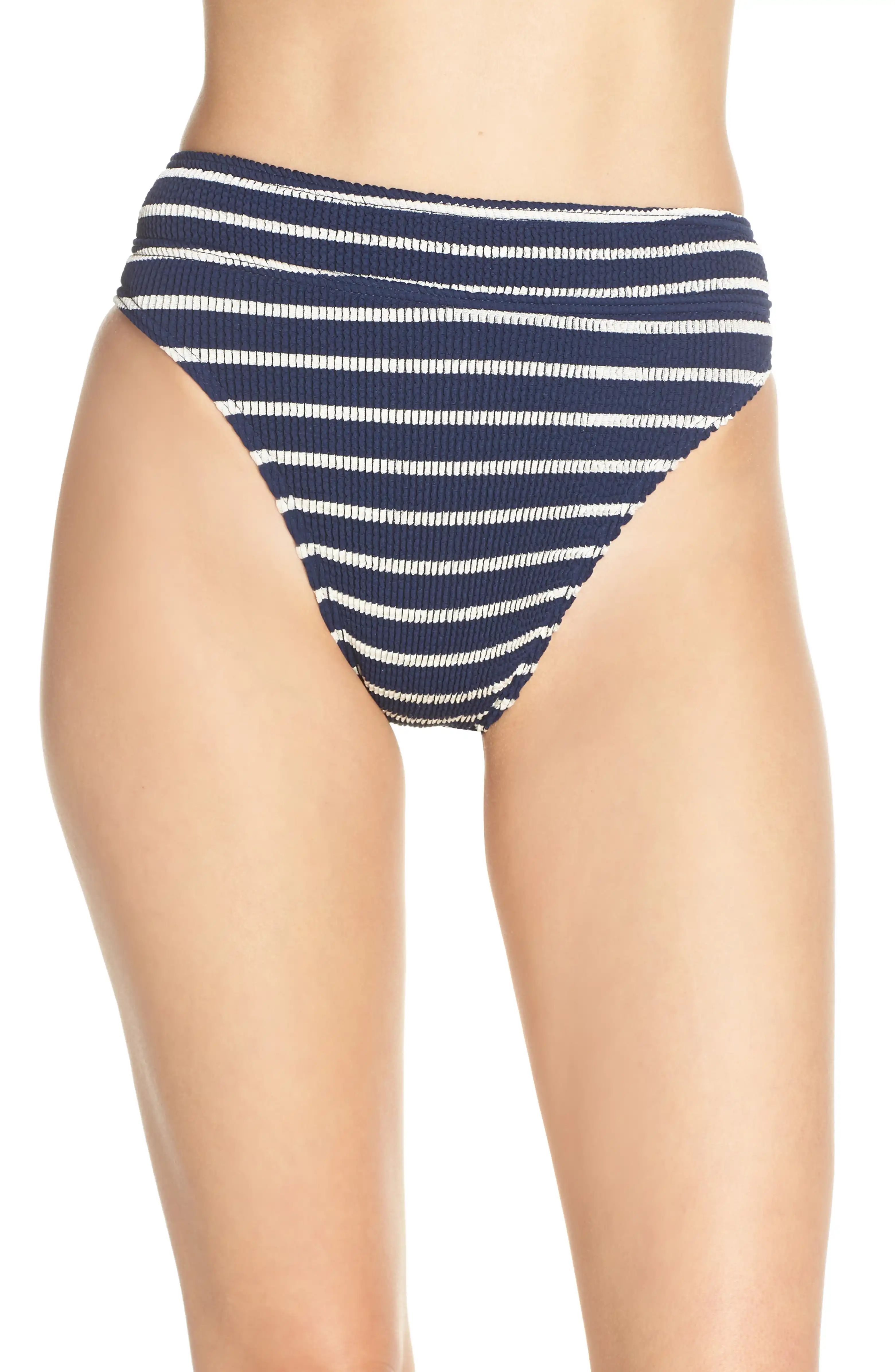 The Savannah High-Waist Ribbed Bikini Bottoms | Nordstrom