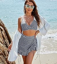 Blooming Jelly Women's High Waisted Bikini Sets Tummy Control Bathing Suit Two Piece Swim Suit 20... | Amazon (US)