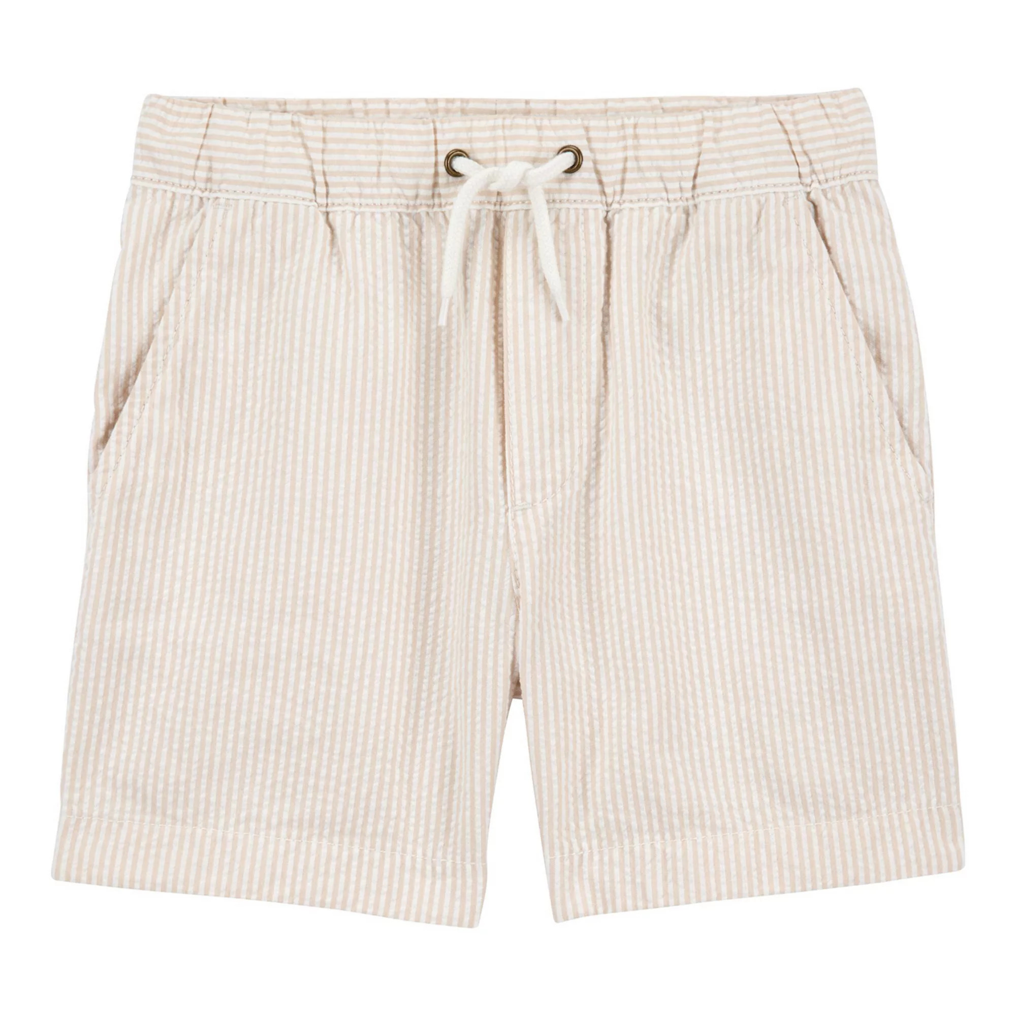 Boys 4-14 Carter's Pull-On Drawstring Khaki Shorts | Kohl's
