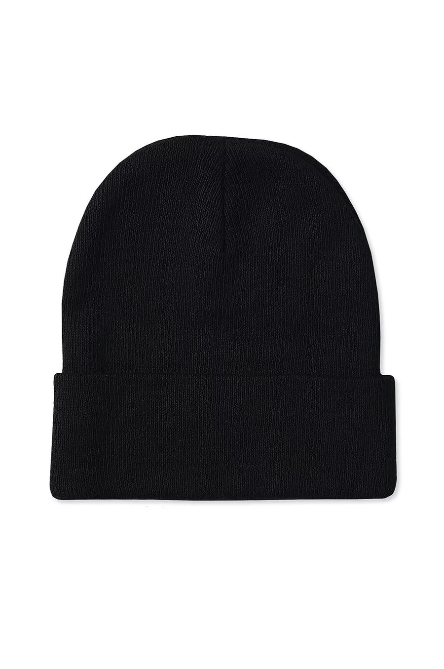 10" Skull Cap Winter Beanie Knit Hats for Men & Women - 1 Black | Walmart (US)