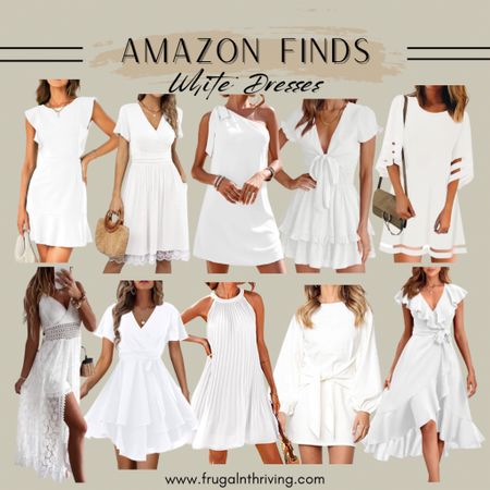 The LWD 🤍 putting a summer spin on the LBD with these little white dresses

#lwd #littlewhitedress #womensfashion #summerfashion #amazon

#LTKunder50 #LTKstyletip #LTKSeasonal