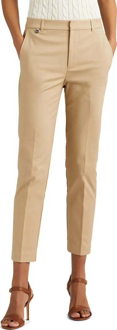 Double Faced Stretch Cotton Pants | Nordstrom