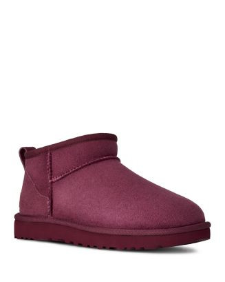 UGG® Women's Classic Ultra Mini Shearling Booties  | Bloomingdale's Shoes | Bloomingdale's (US)