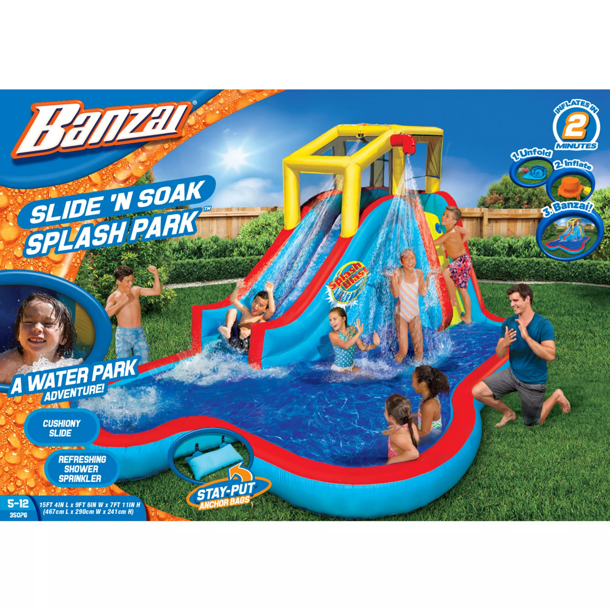 Banzai Slide 'N Soak Splash Park | Kohl's