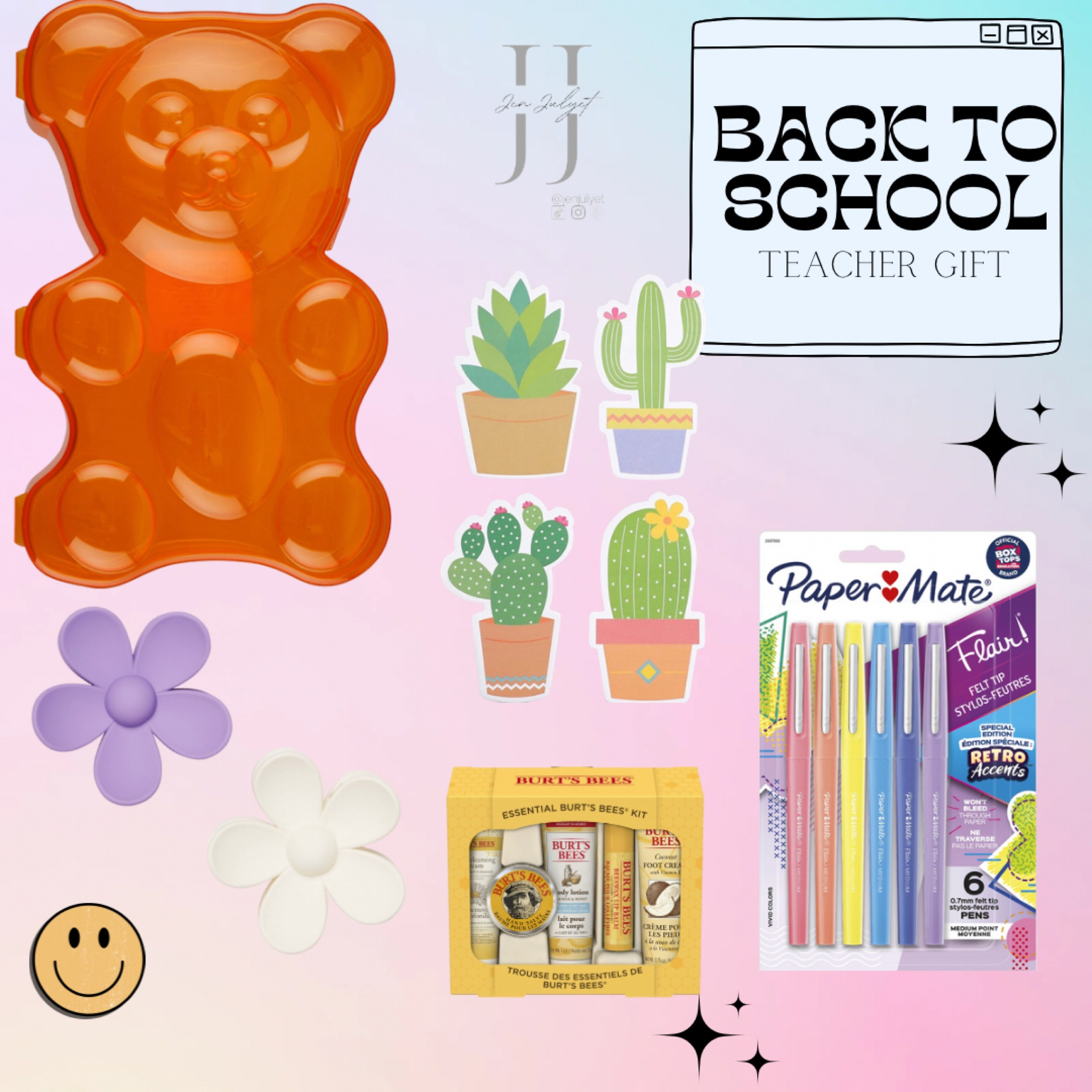 Super cute, affordable and easy back to school teacher appreciation gift all from walmart!

You can also add a gift card and a travel size hand sanitizer from Bath and Body Works

Gift, present, bear pencil box, flair pens, hair chips 

#LTKSeasonal #LTKunder50 #LTKBacktoSchool