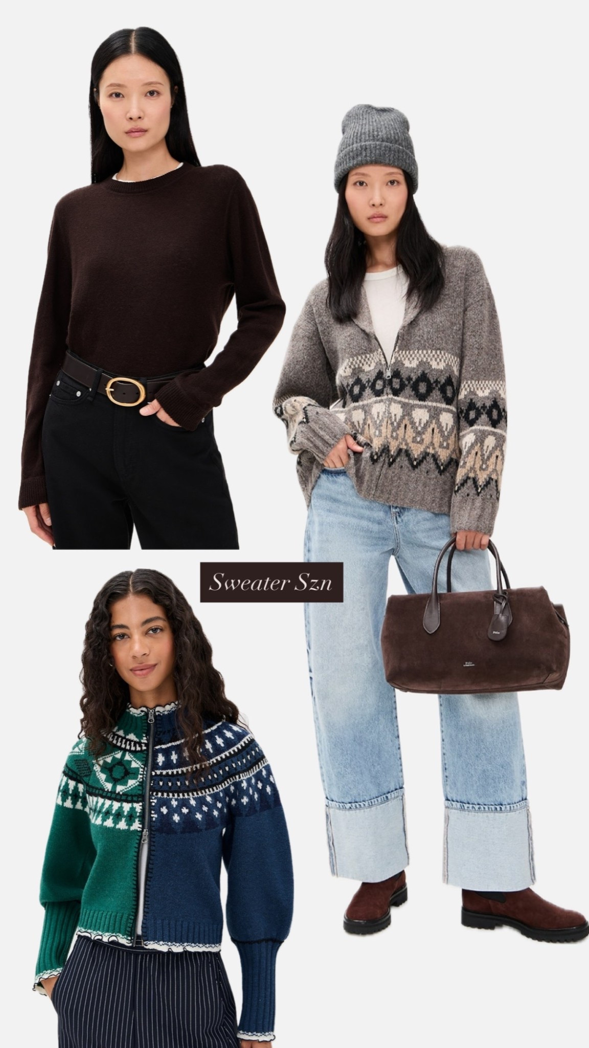 Chocolate cashmere :) for under $200 — daily edit cover from Found by Em
