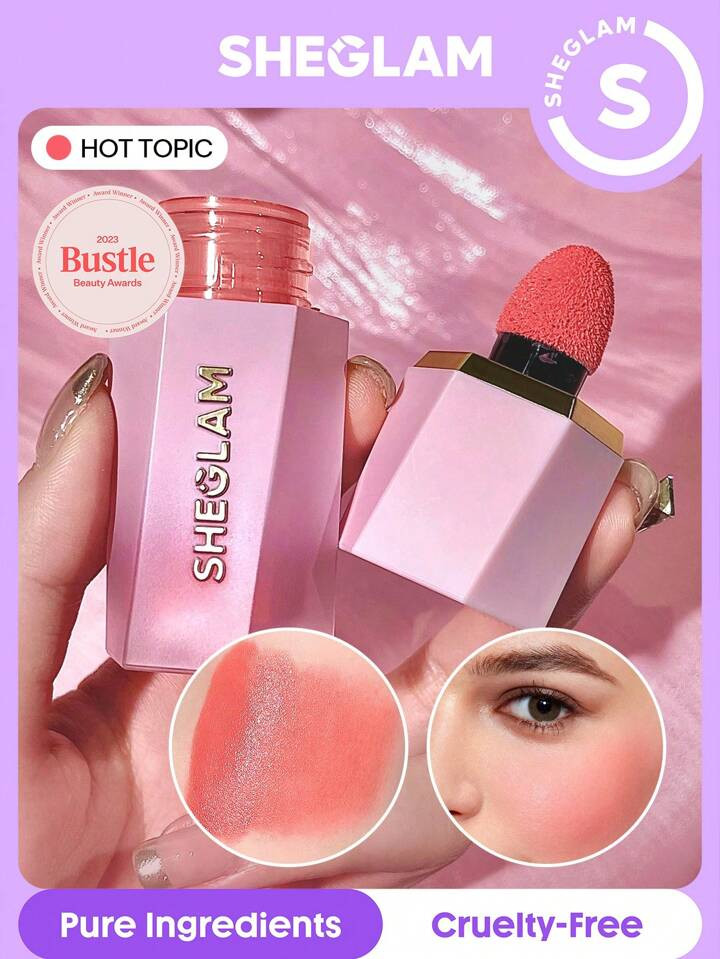 SHEGLAM Color Bloom Liquid Blush-Hot Topic Xmas Christmas Gift Winter Y2K Pink Black Friday  Than... | SHEIN