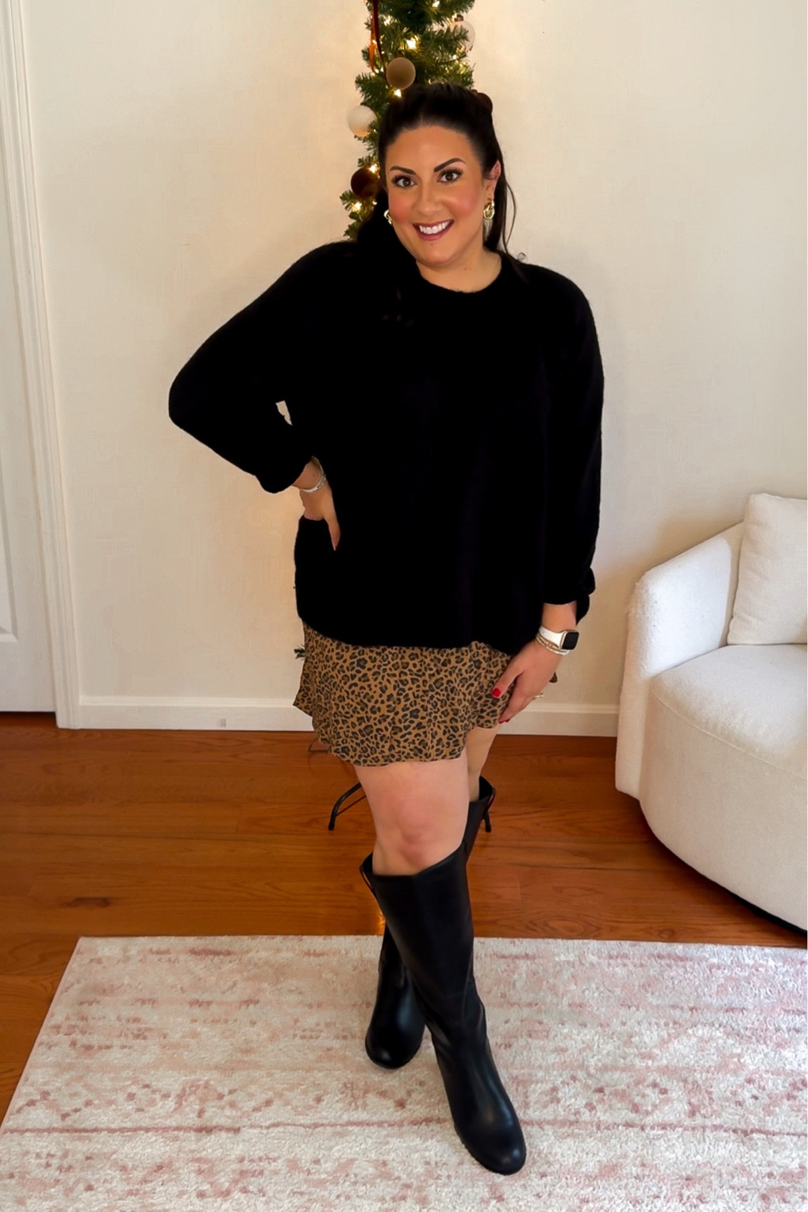 My whole outfit is on sale for Black Friday! Wearing an XL sweater and XL skirt (could have done a L but I like the length of the XL!!) 

#LTKSaleAlert #LTKMidsize #LTKCyberWeek