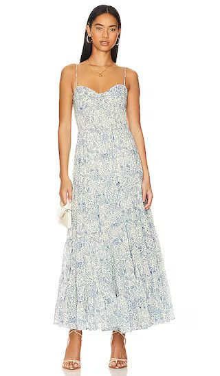 Sundrenched Printed Maxi | Light Blue Dress | Blue Floral Dress | Floral Maxi Dress Baby Blue Dress | Revolve Clothing (Global)