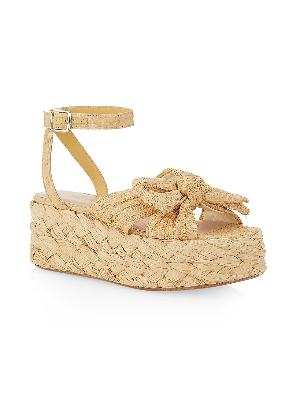 Gaby Raffia Bow Espadrilles | Saks Fifth Avenue