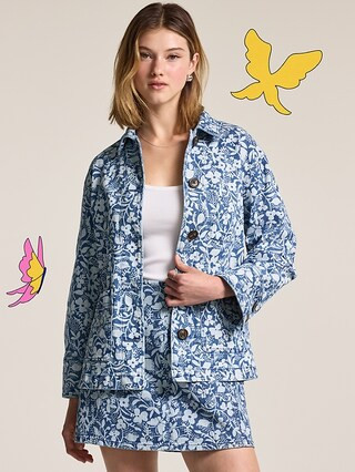 Old Navy x Anna Sui Denim Chore Jacket | Old Navy (US)