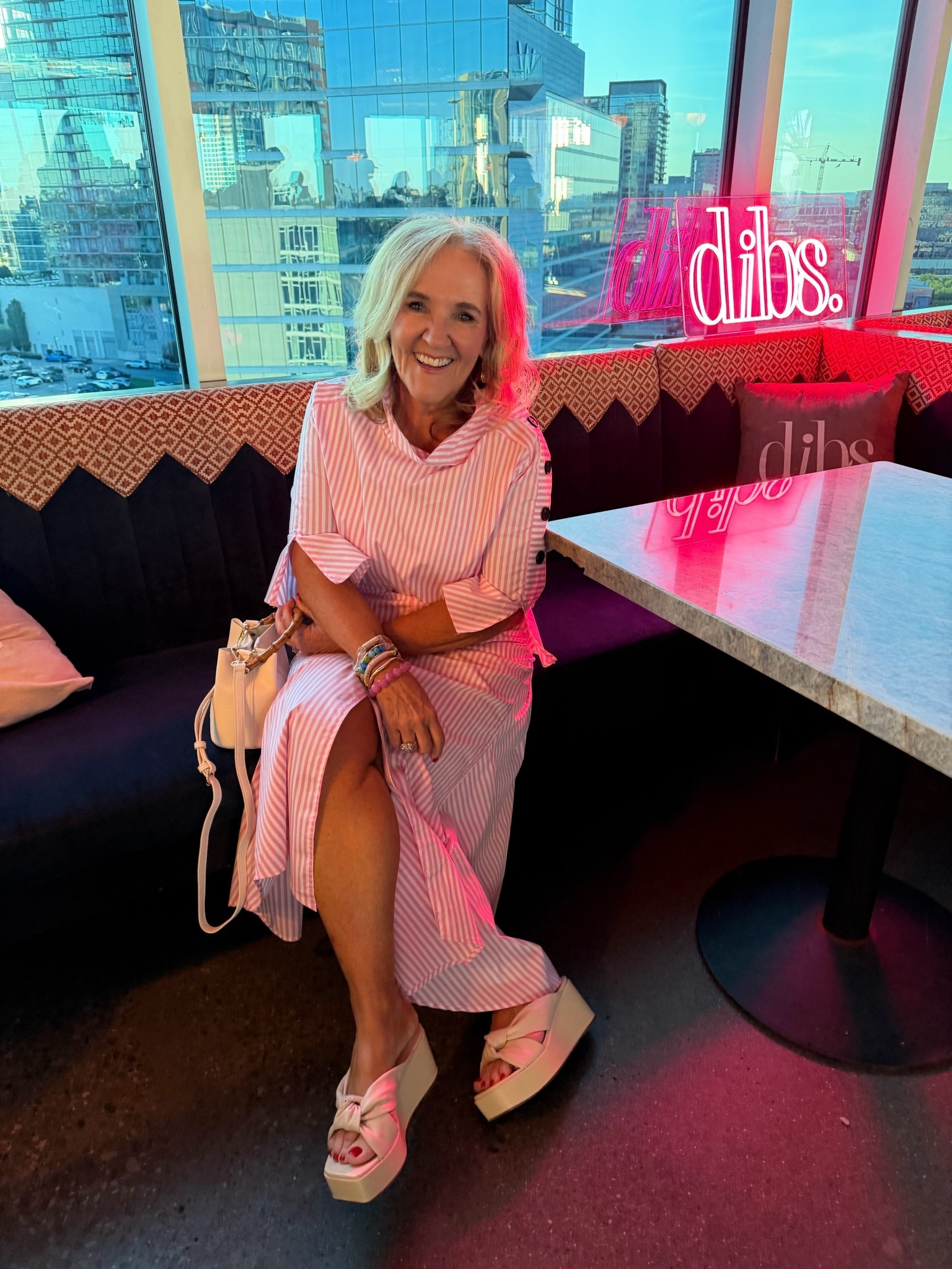 All my favorite @DIBS Beauty products linked! 

Skirt and top slide medium 
Loved the outfit

#LTKOver40 #LTKootd #LTKPetite