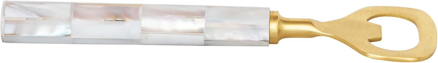 Creative Co-Op Stainless Steel and Mango Wood Bottle Opener, Natural | Amazon (US)