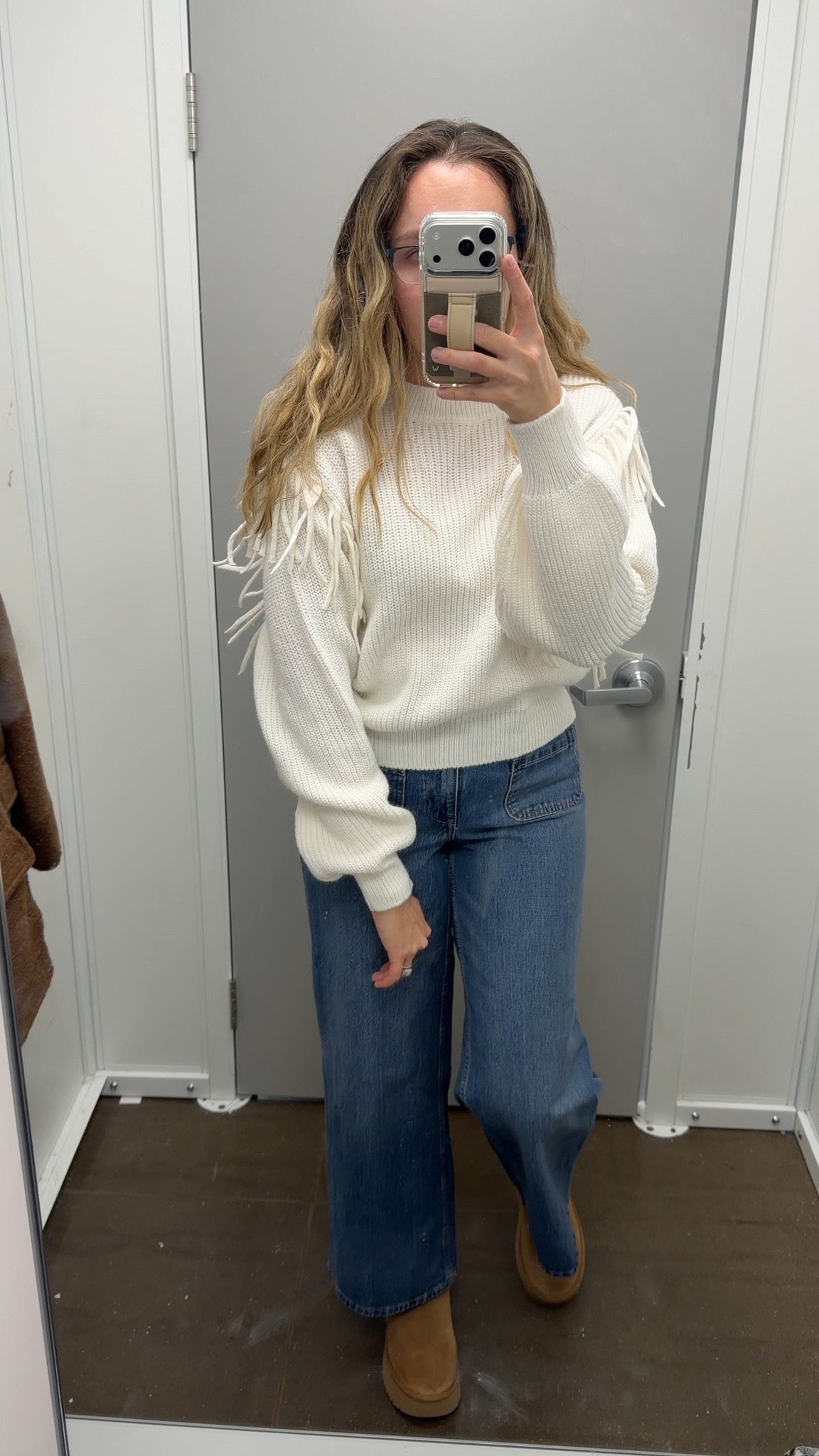 Fringe sweater🤍


#LTKSeasonal #LTKWorkwear