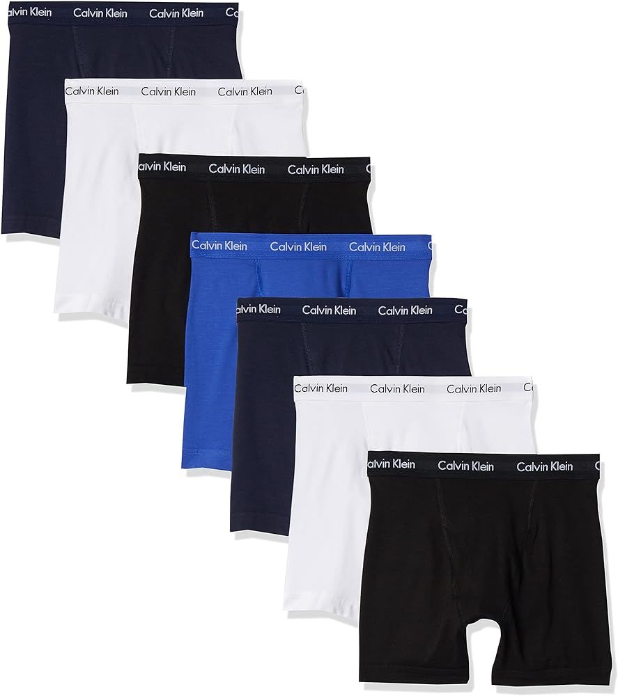 Calvin Klein Men's Cotton Stretch Megapack Boxer Briefs | Amazon (US)