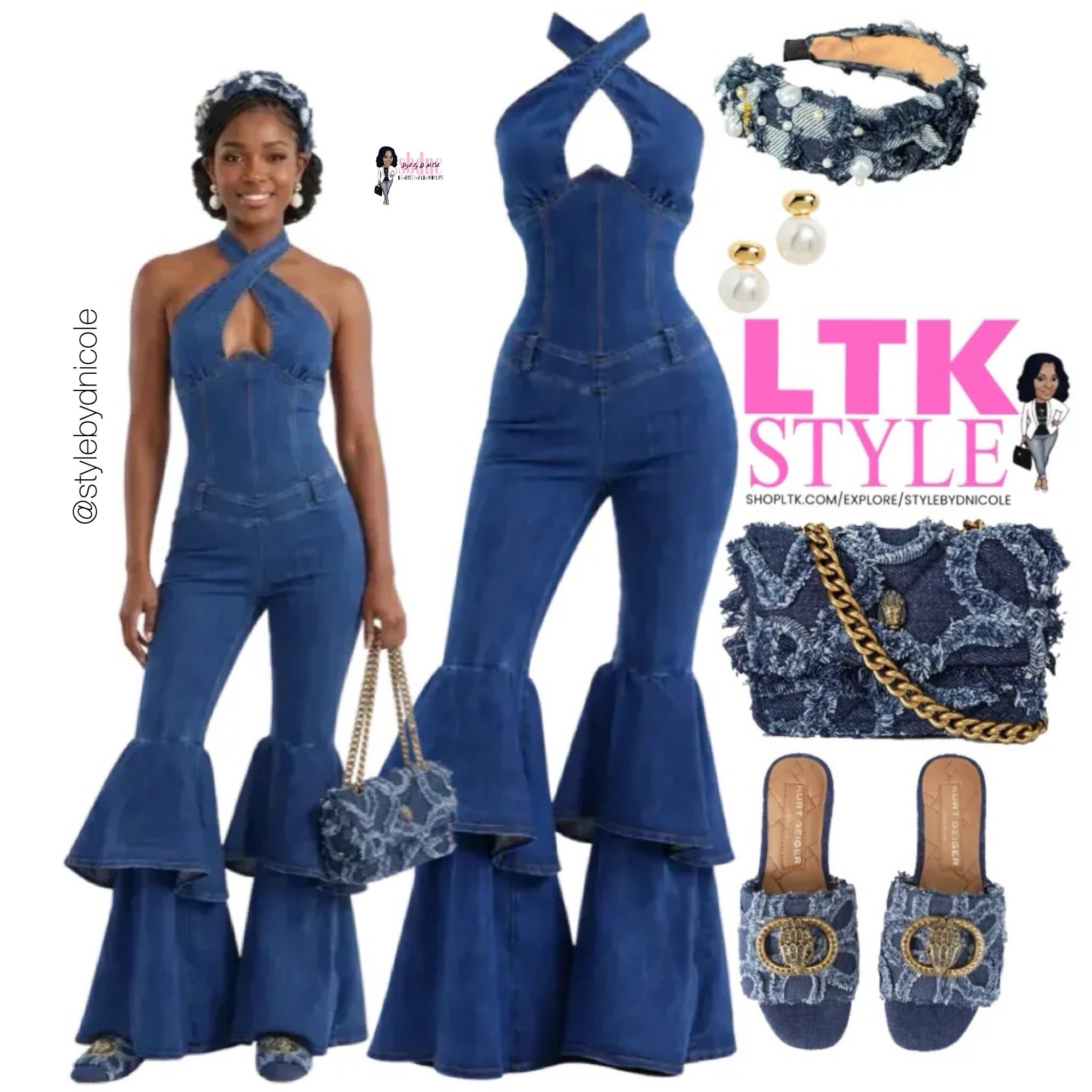 Distressed dark denim through and through. 



#LTKdayinmylife #LTKFestival #LTKootd