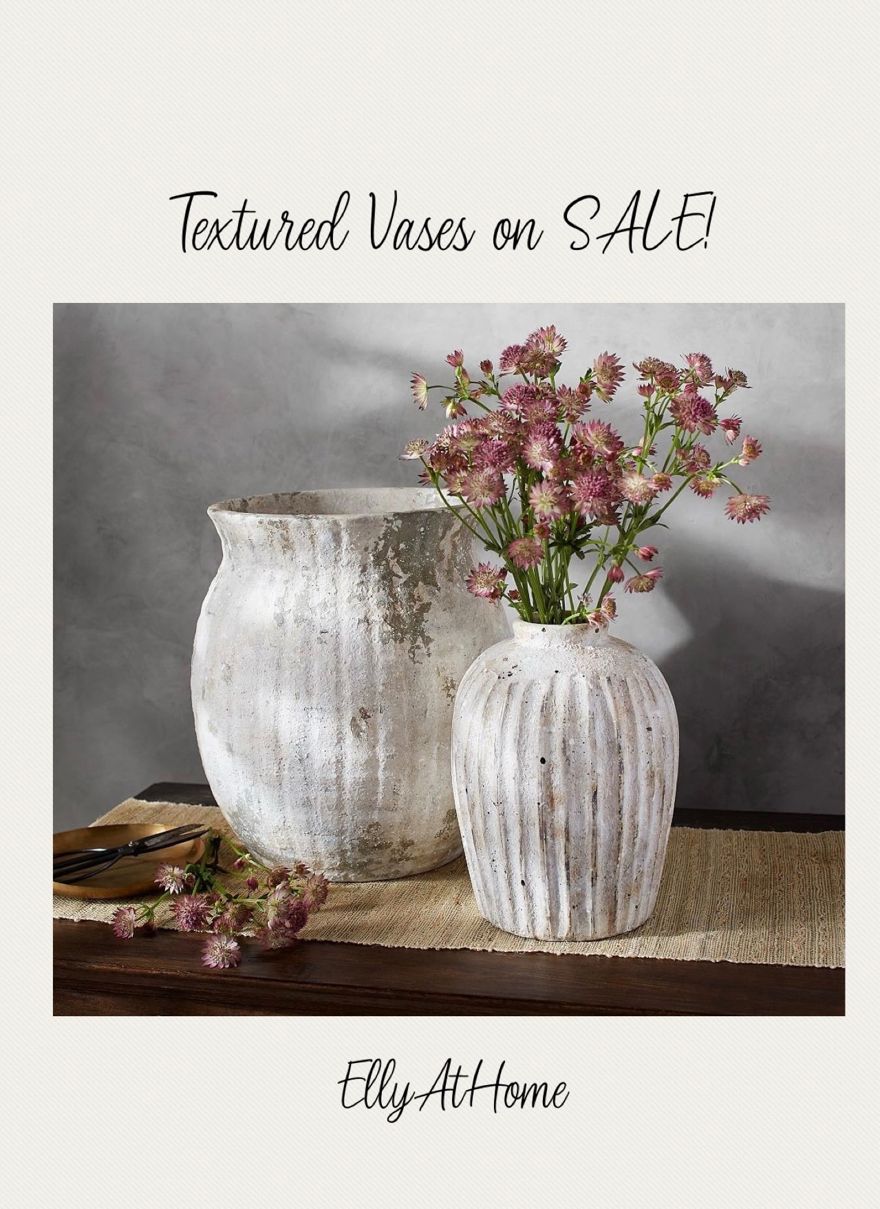 Best selling weathered textured vase on sale! Perfect for faux and fresh florals. Pottery Barn 

#LTKFindsUnder100 #LTKHome #LTKSaleAlert