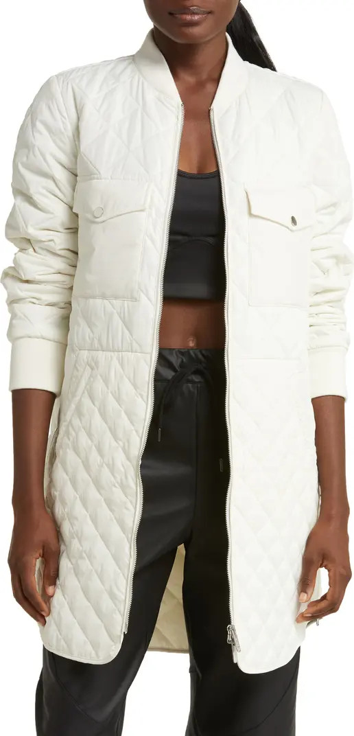 Quilted Recycled Polyester Jacket | Nordstrom
