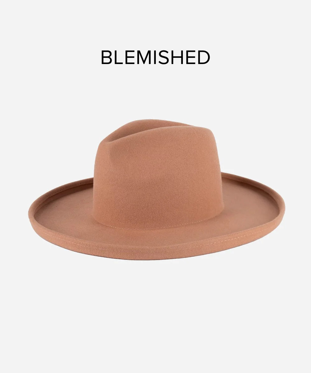 Cara Loren Pencil Brim - Dusty Pink BLEMISHED | Gigi Pip