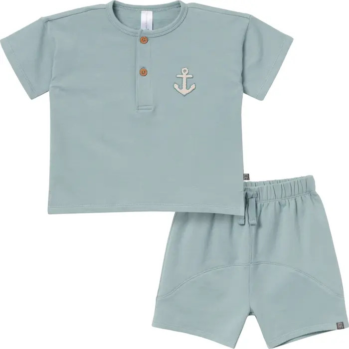 Modern Moments™ by Gerber Henley Shirt and Shorts Set | Nordstrom | Nordstrom