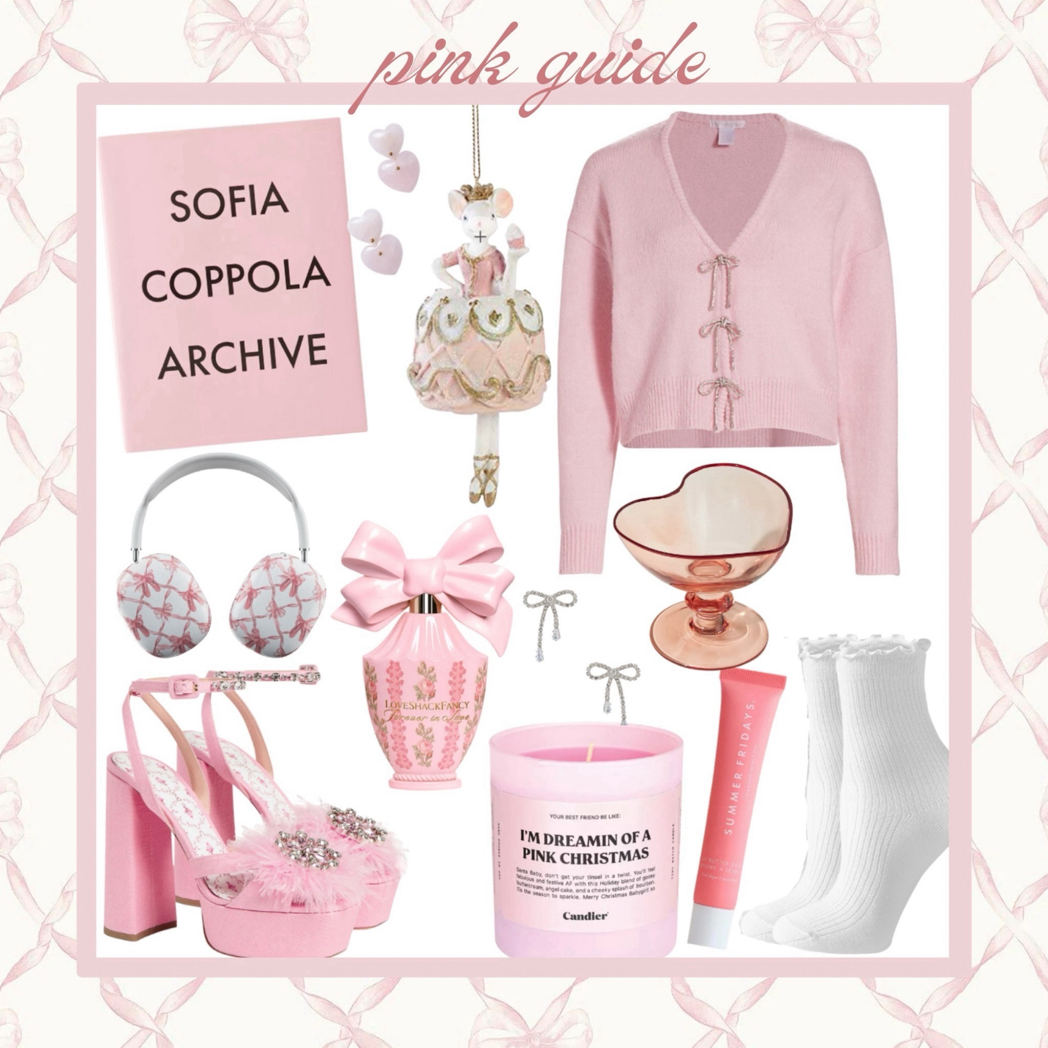 Little ballerina mouse ornament is from Caitlin Wilson Designs & is $28. Ballerina earphone covers are from wildflower cases. 🩰🤍 #balletcore #pink #pinkmas 

#LTKGiftGuide #LTKHoliday #LTKSeasonal