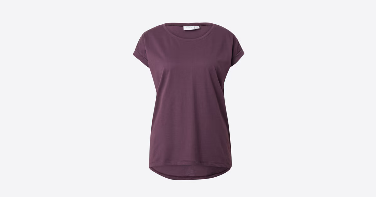 VILA T-Shirt 'VIDreamers' in Aubergine | ABOUT YOU (DE)