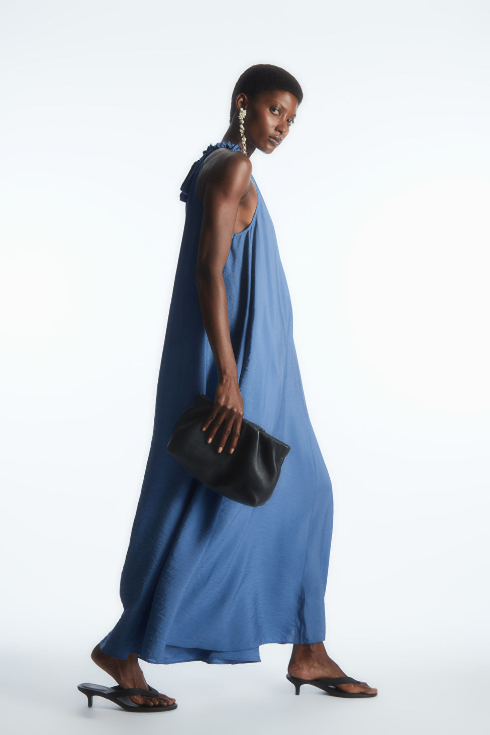 OVERSIZED GATHERED MAXI DRESS | COS (EU)