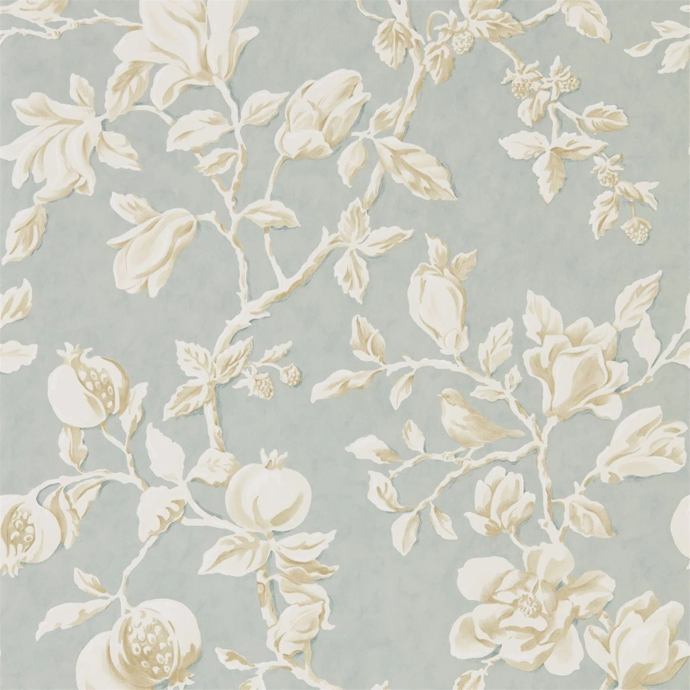 Magnolia & Pomegranate Wallpaper | Perigold