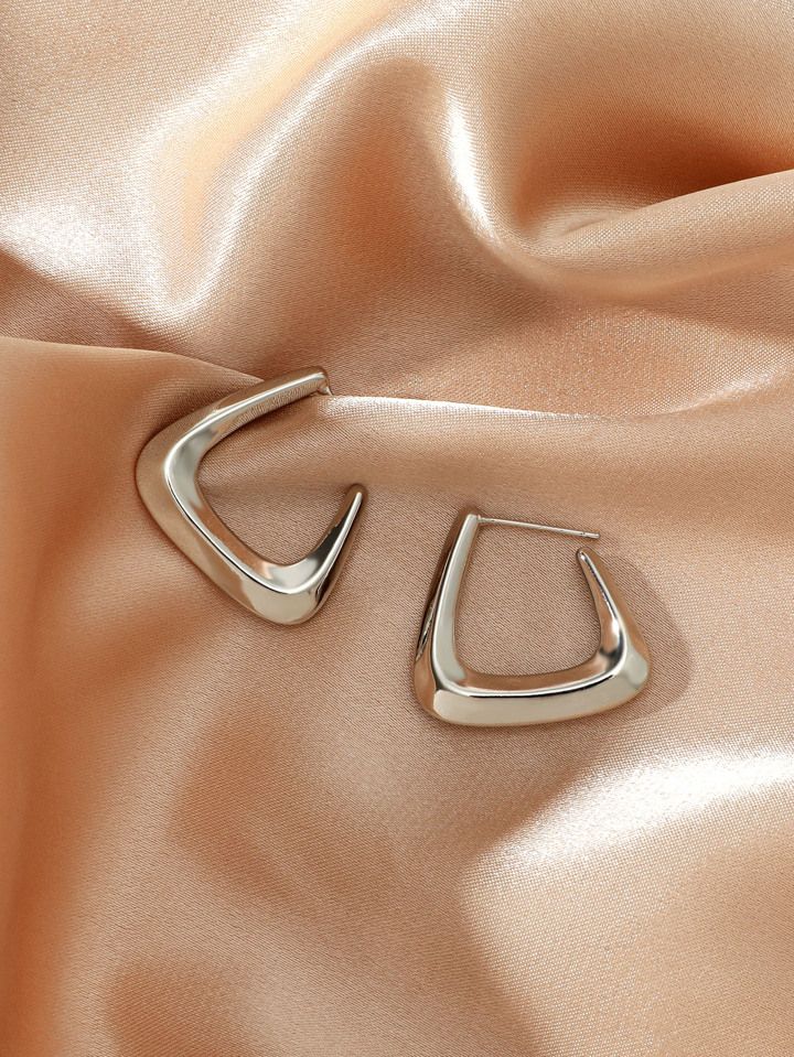 Minimalist Geometric Earrings | SHEIN