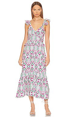 MISA Los Angeles x REVOLVE Morrison Dress in Spring Fuchsia Mix from Revolve.com | Revolve Clothing (Global)