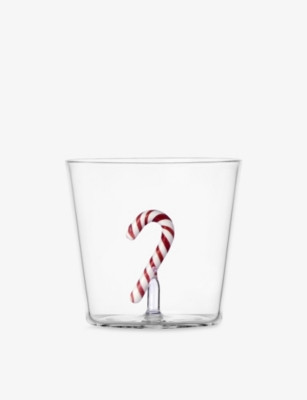 Schiaccianoci Candy Cane Glass Tumbler | Selfridges